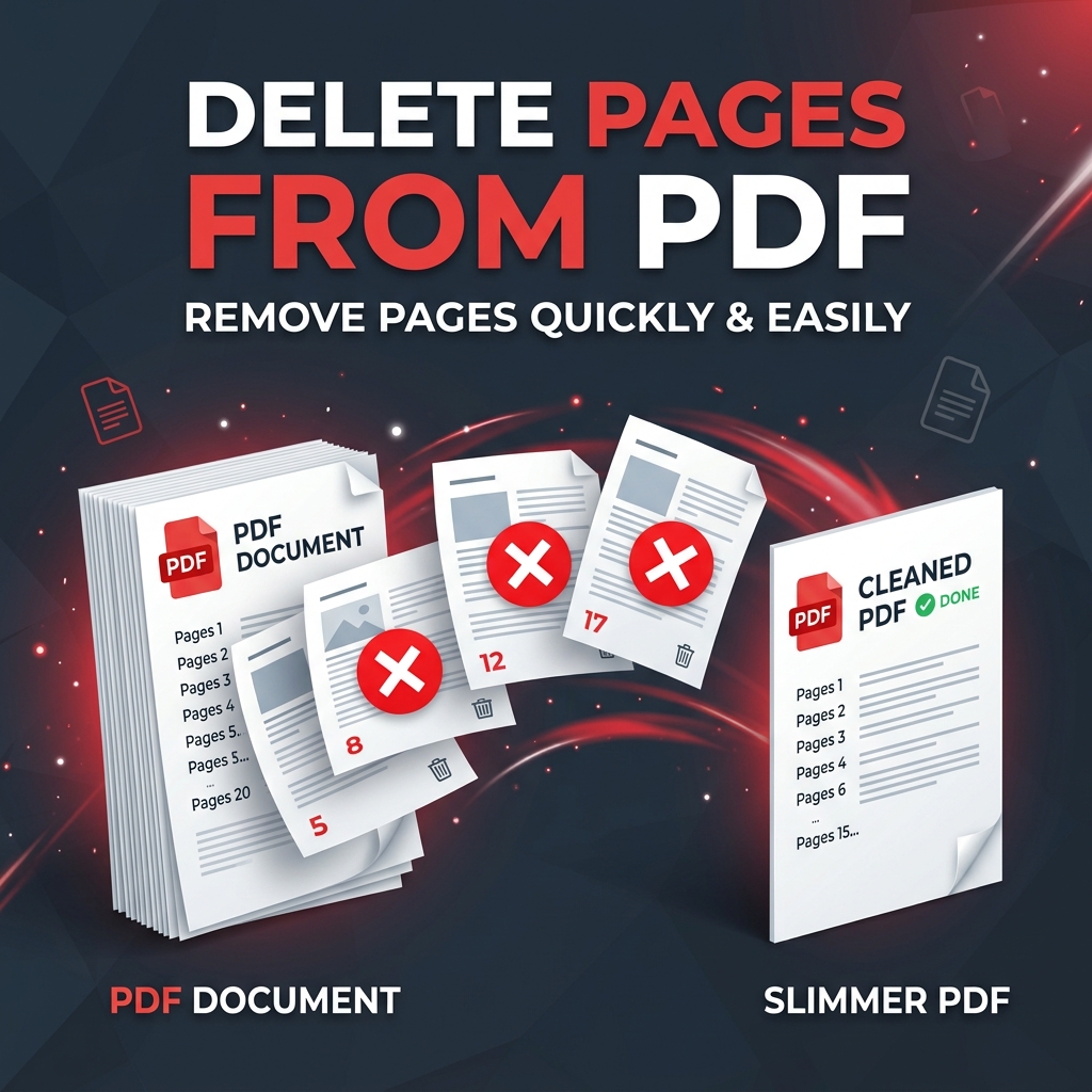 Delete PDF pages